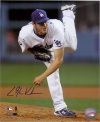 Signed Kershaw, Clayton (Los Angeles Dodgers) 8x10 Photo