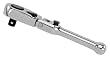 Stanley 89-617 3/8-Inch Drive Stubby Flex Head Locking Ratchet - Pear Head