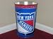 NEW YORK RANGERS 15 Tall Tapered WASTEBASKET / GARBAGE CAN with Team Logo