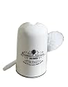 America Retold Apothecary Ivory Ceramic Toilet Brush Holder and Brush