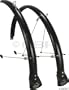 Planet Bike Black Hybrid/Touring Hardcore Fenders, 45 mm Wide