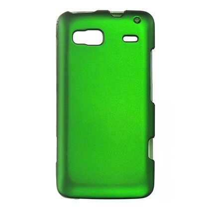Premium Green Hard Rubberized Snap-on Case Cover 
