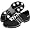 Black/Light Charcoal/White