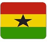 Ghana Flag Mousepad Mouse Pad Mat