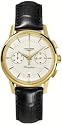 Longines Flagship Heritage 18k Gold Chronograph Automatic Self-Winding Mens Luxury Watch L4.756.6.72.2
