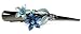 Apparel : Blue Poppy Swarovski Crystal Alligator Clip