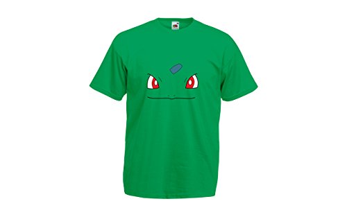 Bulbasaur Face, Mens Printed T-Shirt