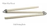White Wax 3-Section Staff-Ball Bearing