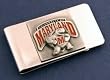 University of Maryland Pewter Money Clip NCAA