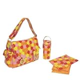 Kalencom Fun Dots Double Buckle Diaper Bag - Tropical