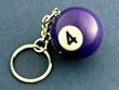 Four Ball Keychain Billiards Billiard Pool 4