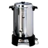 West Bend 13500 55-Cup Polished-Aluminum Commercial Coffee Urn