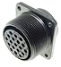 Amphenol Industrial Circular Connector, Mil-C-5015 Series (Vg95234), Receptacle, 19, Socket, Solder, Panel Mount Rohs Compliant: No - MS3102C22-14S