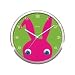 Present Time Peekaboo Wall ClockFeatures a steel frame