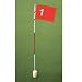 Sports : Flag Stick & Loch Set -Ideal fuer Ihren Garten!