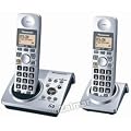 Panasonic DECT 6.0-Series Dual-Handset Cordless Phone System with Answering System (KX-TG1032S)