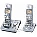 Panasonic KX-TG1032S DECT 6.0 Expandable Digital Cordless Phone with Caller ID & Answering System, 2 Handset Pack