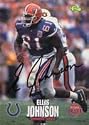 Ellis Johnson, Indianapolis Colts, 1995 Classic Draft Picks Autographed Card