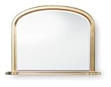 Gilt Overmantle Bevelled Glass 48 x 32 Mirror