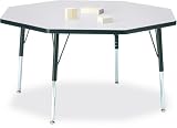 KYDZ ACTIVITY TABLE - RECTANGLE - 24 x 36, 24 - 31 HT - GRAY/NAVY