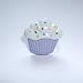Sour Cherry Silver-plated-base Cupcake Ring Sour Cherry Silver-plated-base Cupcake Ring