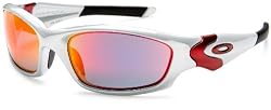 Oakley Men's Straight Jacket Chrome Iridium Sunglasses