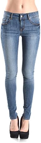 Nine Planet Women's Stretch Skinny Jean With 5 Pockets -15Dark Stone