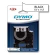 Dymo Corporation DYM16953 Tape Cartridge- Nylon Fabric Tape- .50in.x12in.- Black on White