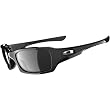 Oakley Fives Squared Men's Polarized Lifestyle Fashion Sunglasses - Polished Black Iridium