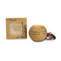 Comfort Candles Photo Frame & Candle Gift Set for Friend