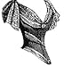 1889 Victorian Low Bodice for Gown Pattern
