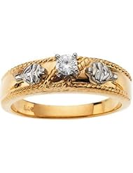 14K Yellow Gold Eng Ladies Diamond Engagement W/Diamond