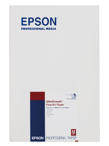 Epson UltraSmooth Fine Art Paper, 13 x 19 Inch, 25 sheets (S041896) Epson UltraSmooth Fine Art Paper, 13 x 19 Inch, 25 sheets (S041896)
