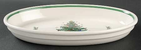 Nikko Happy Holidays Oval Baker, Fine China Dinnerware