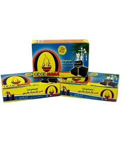 Coconara Hookah Charcoal 108 PC Box 3 Pack