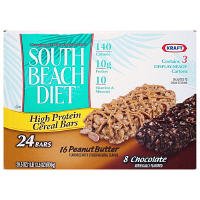 South Beach High Protein Cereal Bars-Kraft Healthy Breakfast Bars, 24 Bars, 16 Peanut... by Kraft