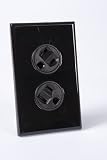 Rotating Duplex Outlet, Black