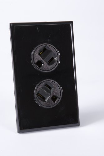 Tools: Rotating Duplex Outlet, Black
