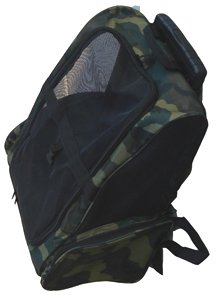 Camo Deluxe Backpack Pet Carrier On Wheels