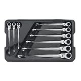 GearWrench 85298 Flex Combination Ratcheting Wrench Set SAE X-Beam, 9-Piece