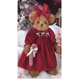 31LIJLq6iNL Candi Cane Bearington Christmas Bear Dressed Teddy Bear by Bearington Collection