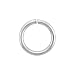 Sterling Silver 14 mm Semi Hard Jump Ring (6 PCS.)