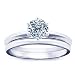 18ct Solid White Gold 0.5ct D-SI2 Round Diamond Matched Wedding Sets Size M