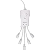 Accell D080B-009K, 6-Foot Cord PowerSquid 600 Joules Surge Protector with Power Conditioner and 5 Outlets
