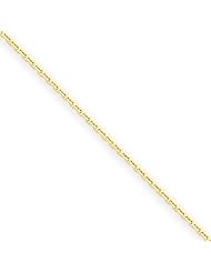 14k Yellow gold .6mm Diamond-Cut Cable Chain