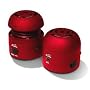 Tweakers SPKR-R1-RD 3.4W Pull-n-Play Speakers, red