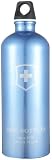picture of Sigg Swiss Cross Aluminium Water Bottle - Ice Blue Transparent, 1 Litre