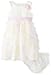 Bonnie Baby Girls' Matte Satin Bodice to Organza Dress with Bonaz