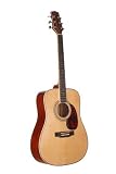 Barcelona D300 Full-Size Dreadnought Acoustic Guitar with Mahogany Back and Sides - Natural