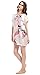 Women's Gorgeous Bridesmaid Kimono Robe Silk Sleepwear Peacock Bride Robes